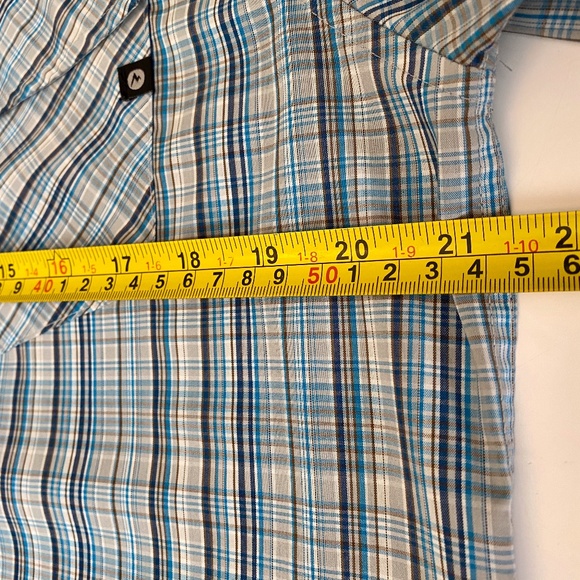 Men’s MARMOT Short Sleeve Button Down (Large) - Picture 4 of 6